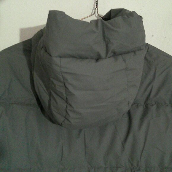 NWT Black Hooded Puffer Long Quilted Coat 100% Polyurethane Polyester Lining - Picture 11 of 11
